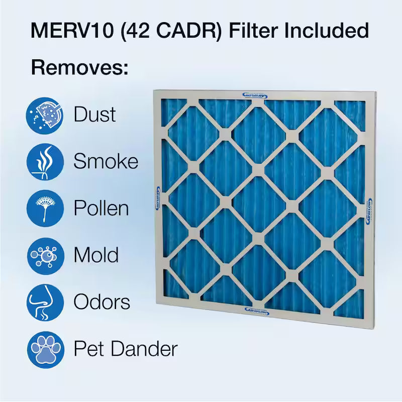 20 in. 3-Speed Air Purifier and Room Fan J66296