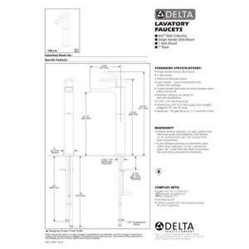 Single Handle Chrome Vessel Sink Faucet Z51984