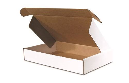 8 x 8 x 2-3/4 Inches Front Lock Literature Mailer, 50-Count V1601