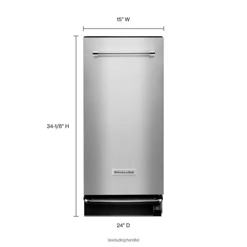 Built-In Trash Compactor in Stainless Steel F922