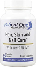 Hair, Skin & Nail Care Supplement with Keratin, Collagen, 60 Capsules A65470