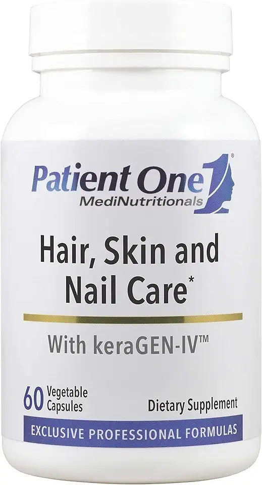 Hair, Skin & Nail Care Supplement with Keratin, Collagen, 60 Capsules A65470