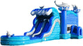 Inflatable Bounce House Water Slide with Pool Q8552