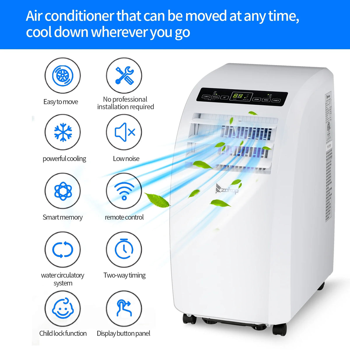 White Portable Air Conditioner G525