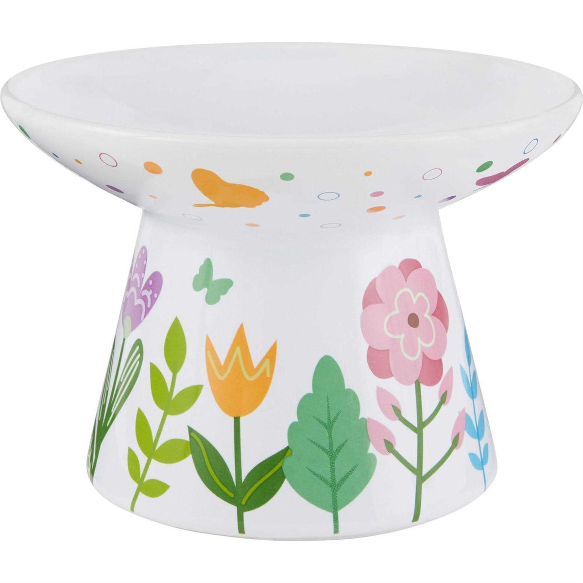 Ceramic Elevated Cat Bowl E7696