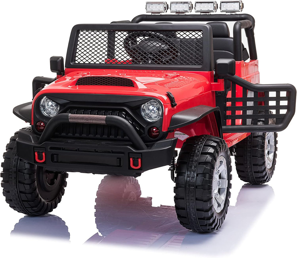 12V Ride On Truck with Remote Control, Black X410