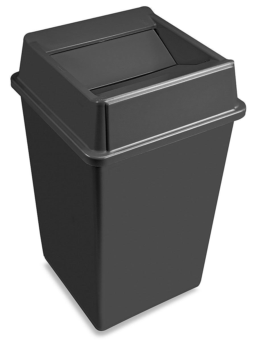 50 Gallon Black Hands-Free Trash Can G737