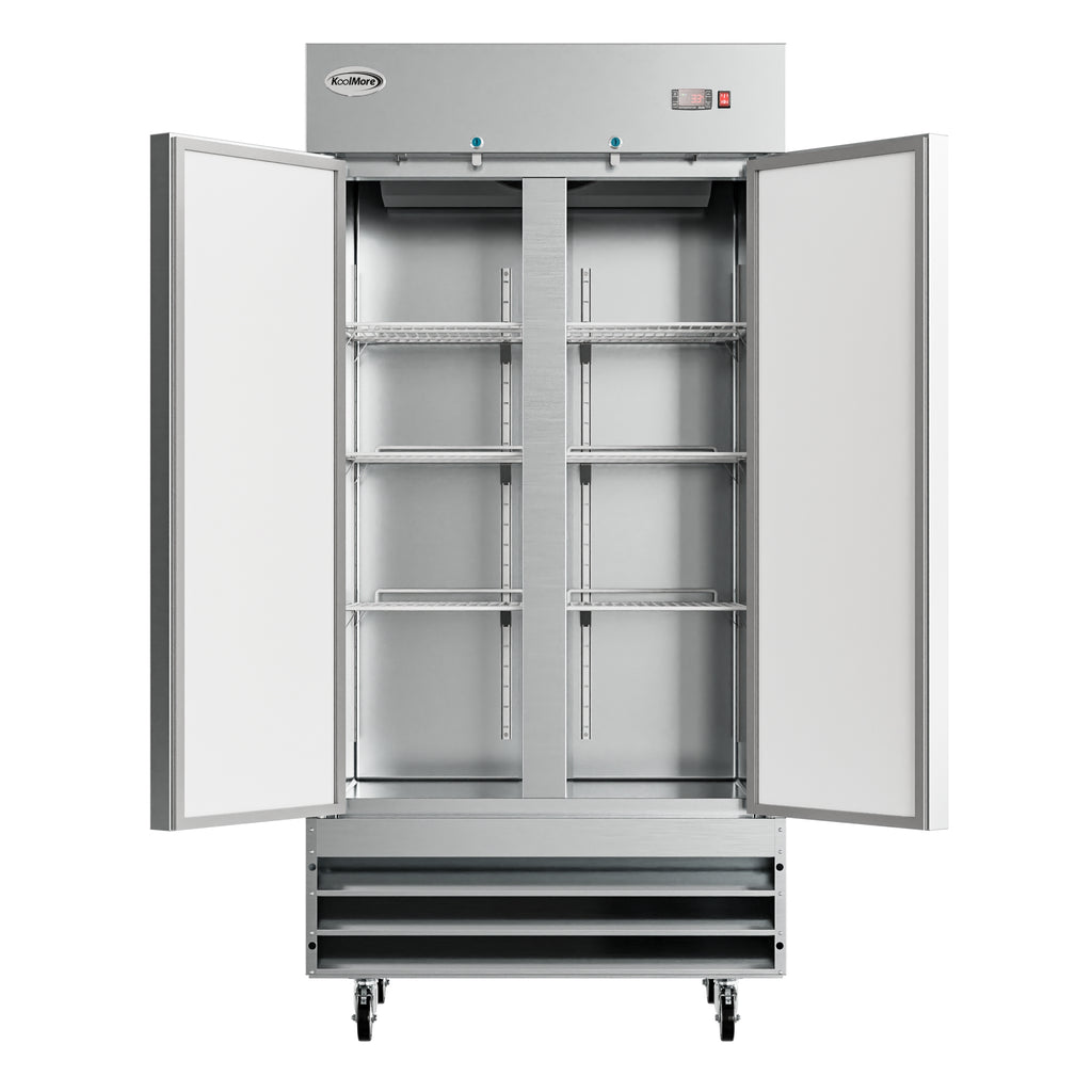Commercial Stainless Steel 2-Door Reach-In Refrigerator, 35 cu. ft. L4980