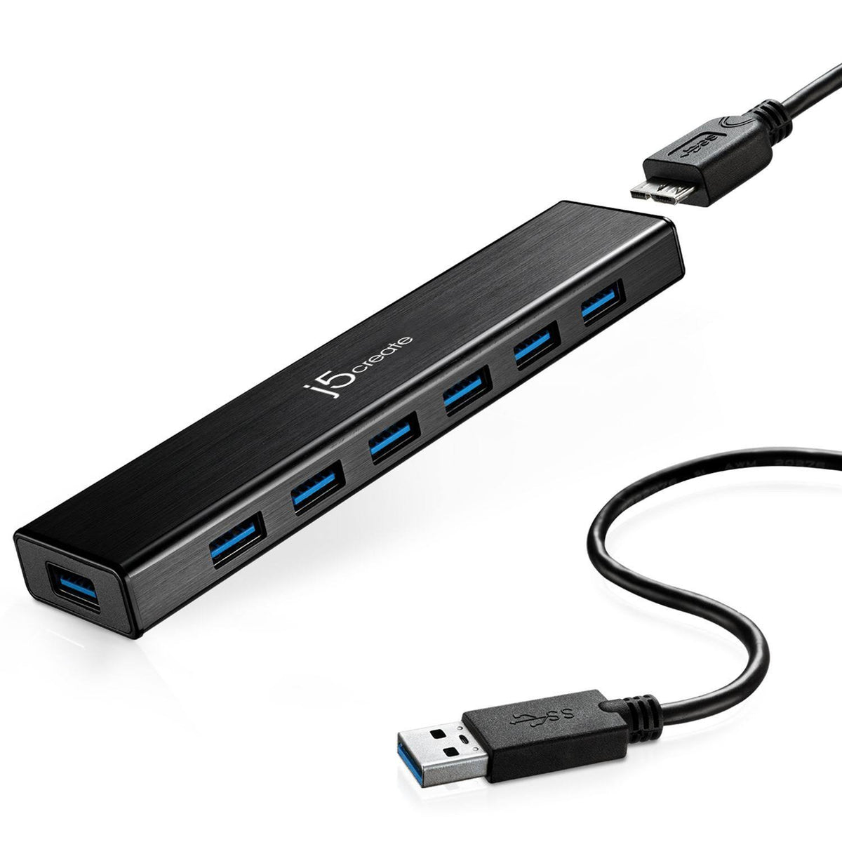 USB3.0 7-Port Hub Black U87023
