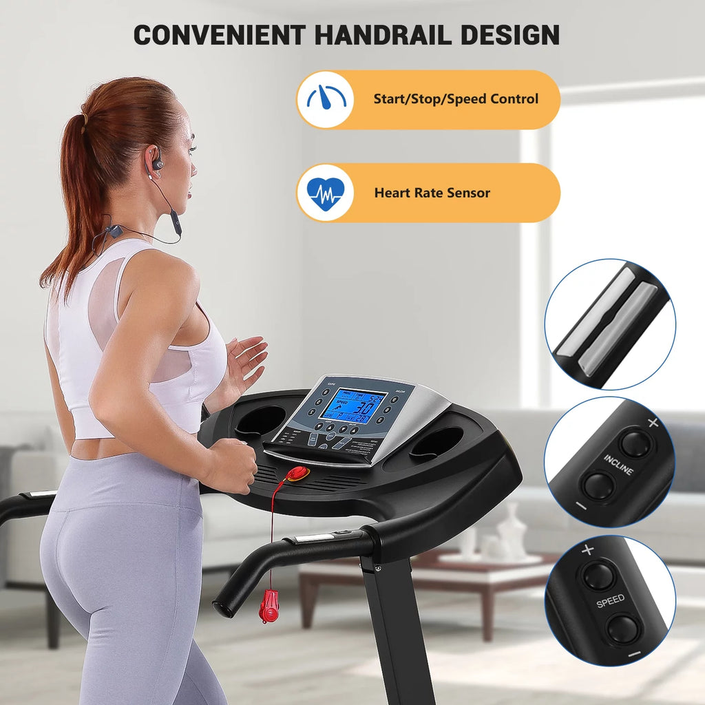 2.5 HP Treadmill with 12% Auto Incline J2239