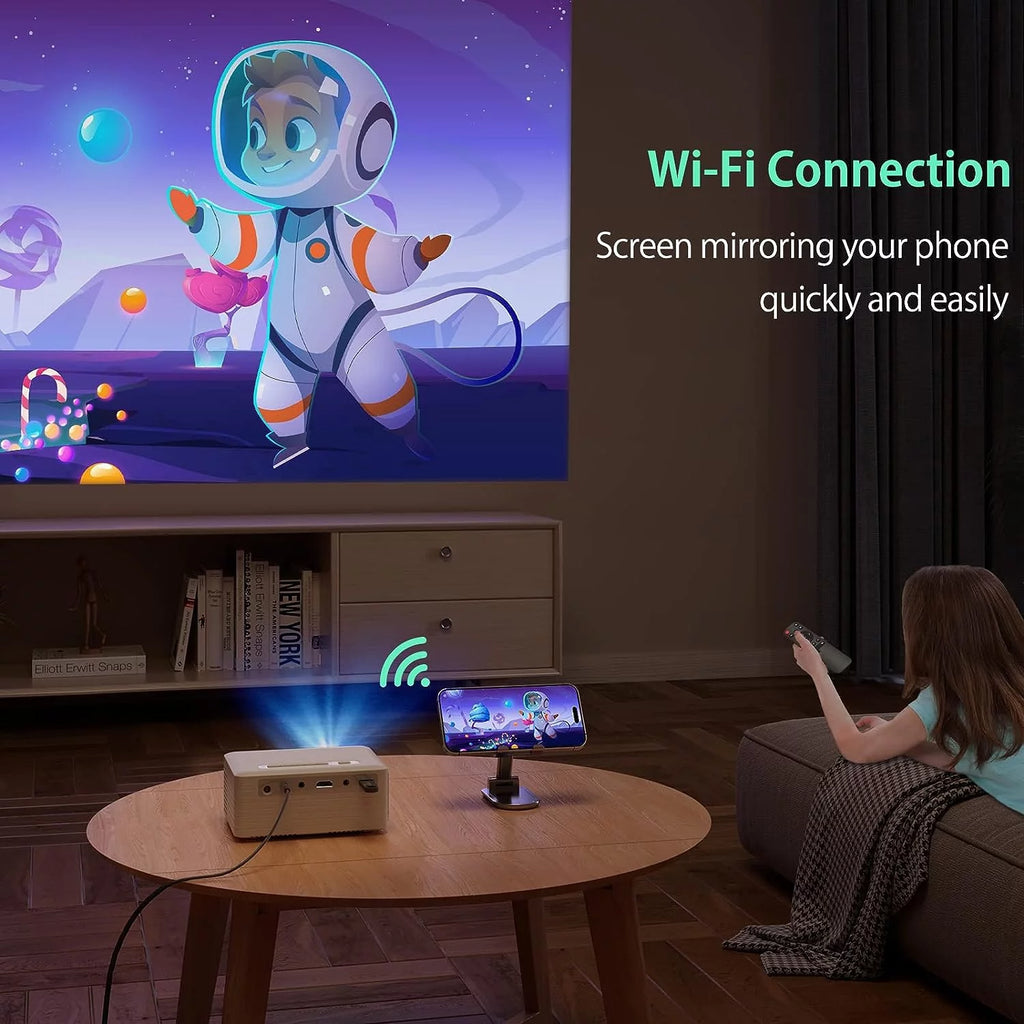 1080P LCD Projector with Wifi and Bluetooth K783