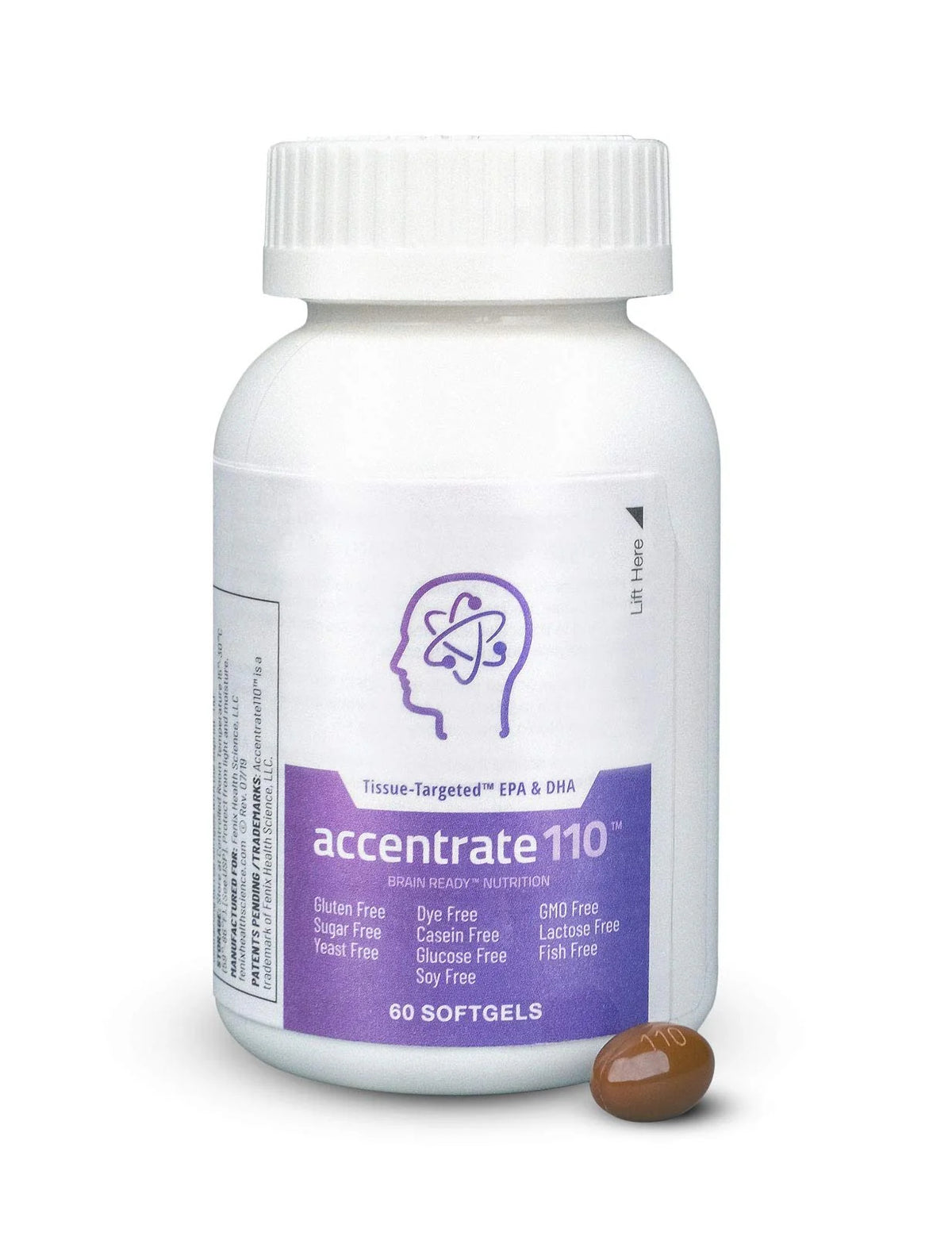 Focus Brain Supplement 60 Softgels J162567