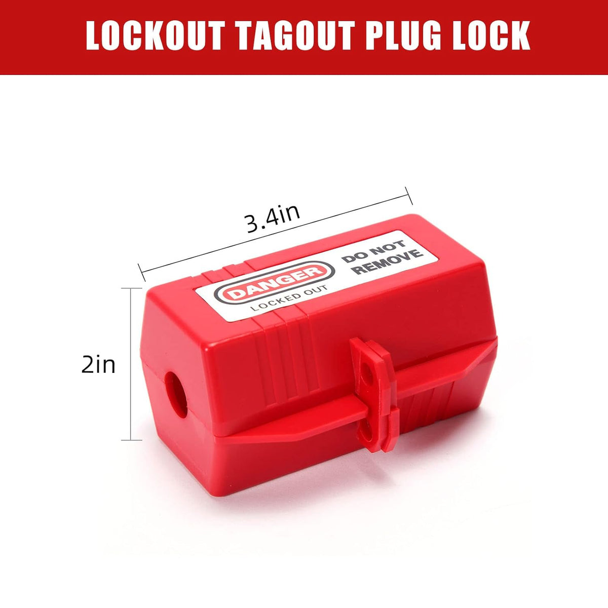 Lockout Tagout Plug Lock 4 Pack I81300