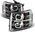 2007-2013 Chevy Silverado 1500 2500 3500 LED Halo Projector Headlights R464221