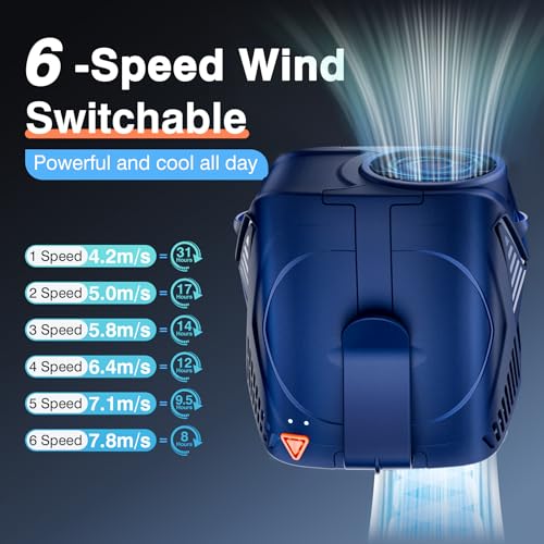 Portable Rechargeable Wearable Waist Fan G863020