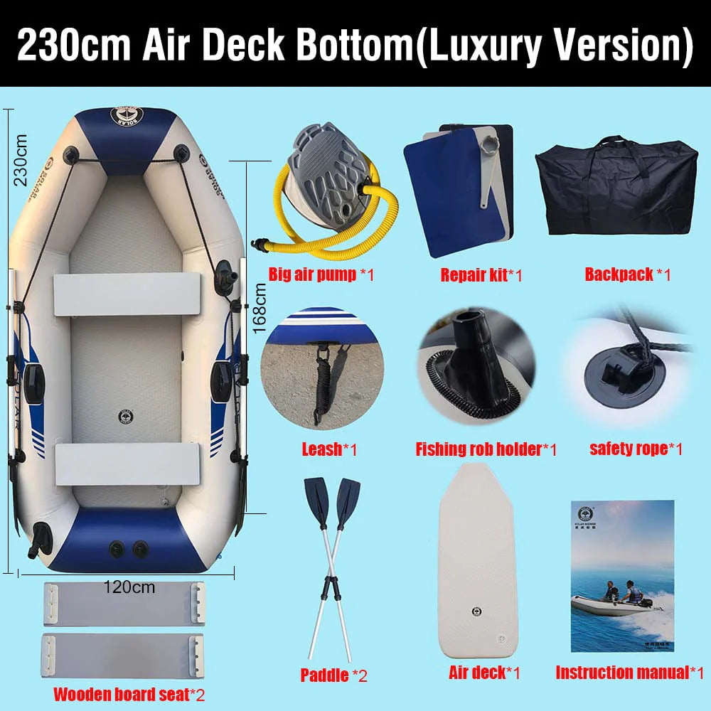3 Person PVC Inflatable Boat C724