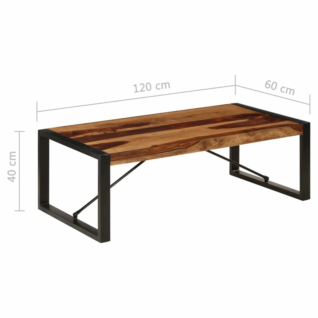 Solid Sheesham Wood Coffee Table U459283