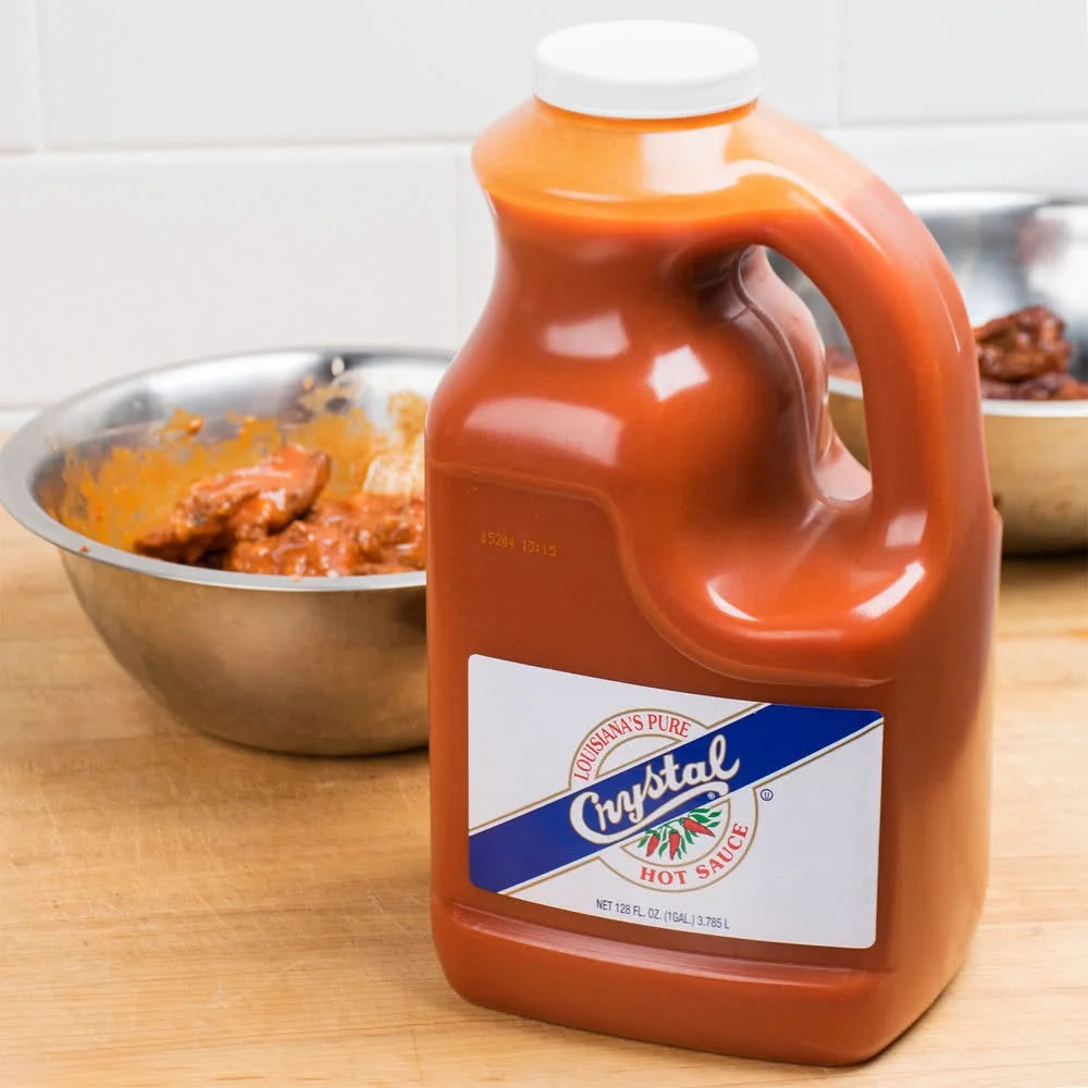 Crystal Hot Sauce 1 Gallon Plastic Bottles Q1362