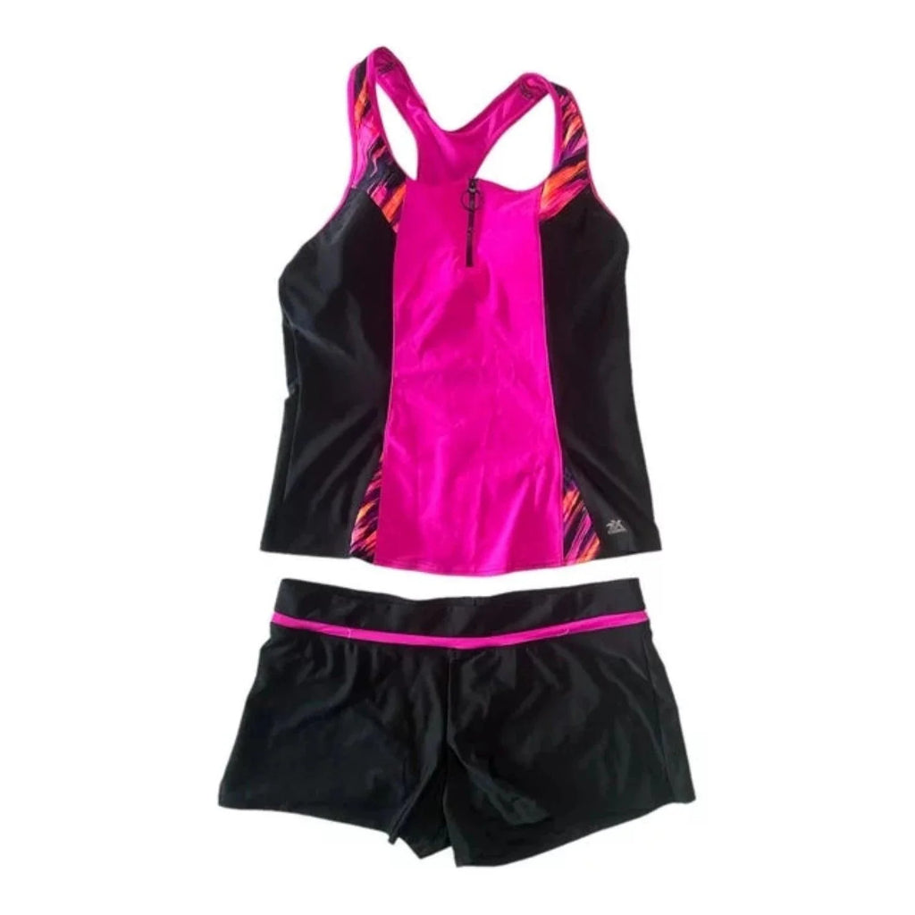 2 Piece Tankini & Shorts Swimsuit Set F8094