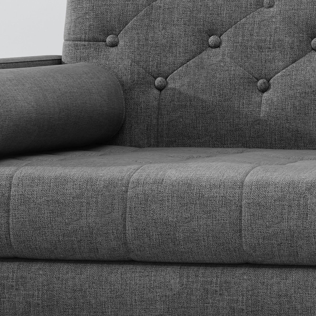 Light Gray Fabric Club Chair I555