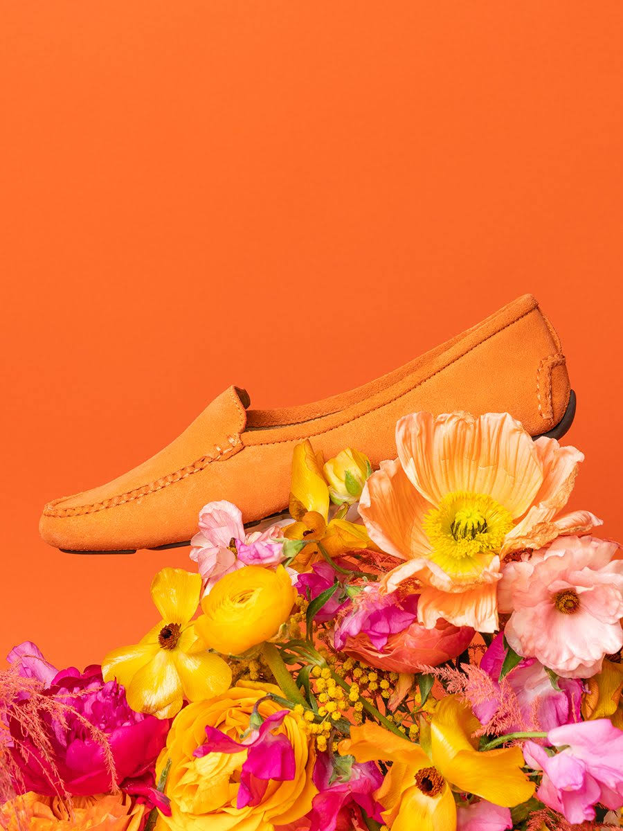 Tangerine Driving Moccasin E123163