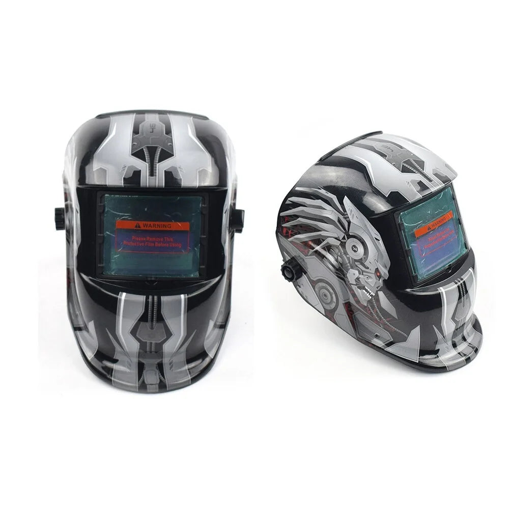 Solar Powered Auto Darkening Welding Helmet P128