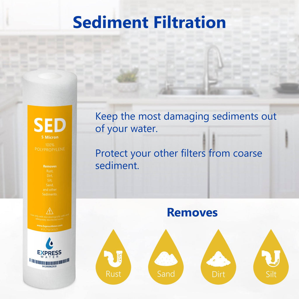 23 Filters with 50 GPD RO Membrane Replacement Filter Set K144405