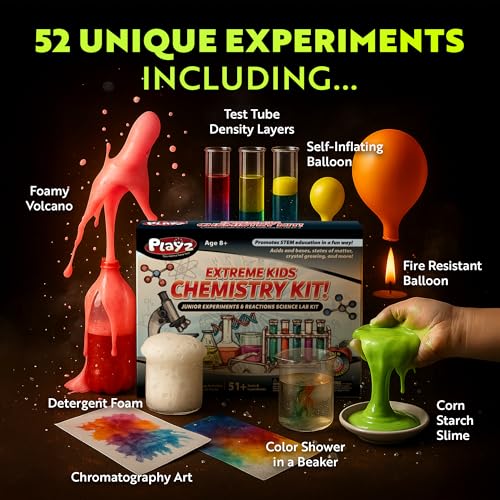 52 Unique Experiments Chemistry Set J8893