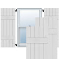 18x22W x 79x22H Real Wood Pine Board-n-Batten Shutters J46772