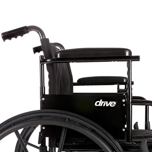 Lightweight Dual Axle Wheelchair with Adjustable Detachable Arms, Elevating Leg Rests, 20x22 F1142