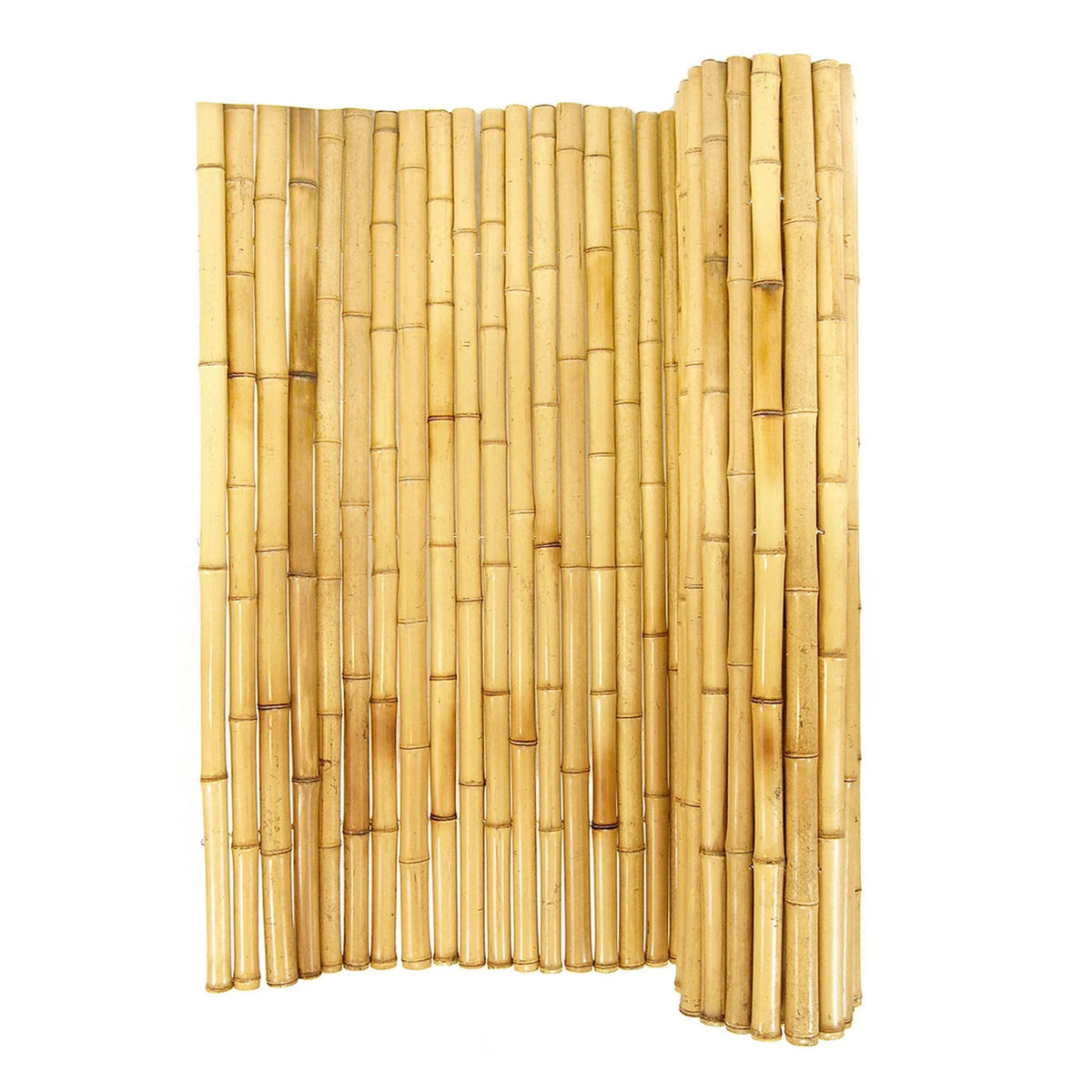 Natural Bamboo Fencing Garden Screen Rolled Fence Panel 3/4 D x 4' H x 8' L A3197