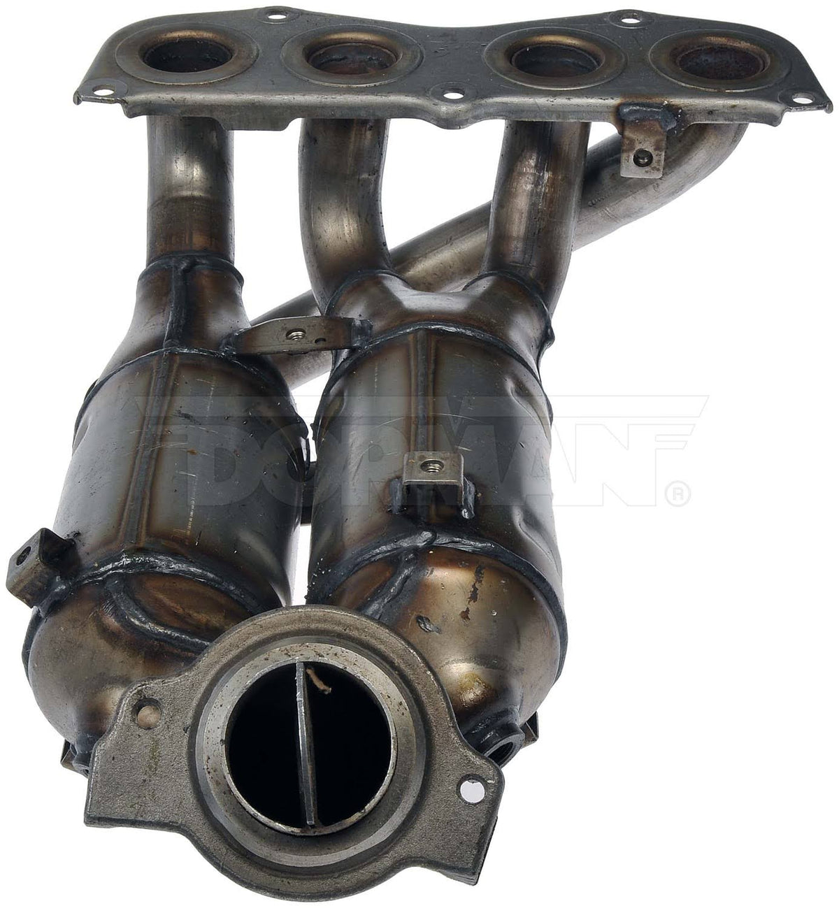 Catalytic Converter with Integrated Exhaust Manifold F7580