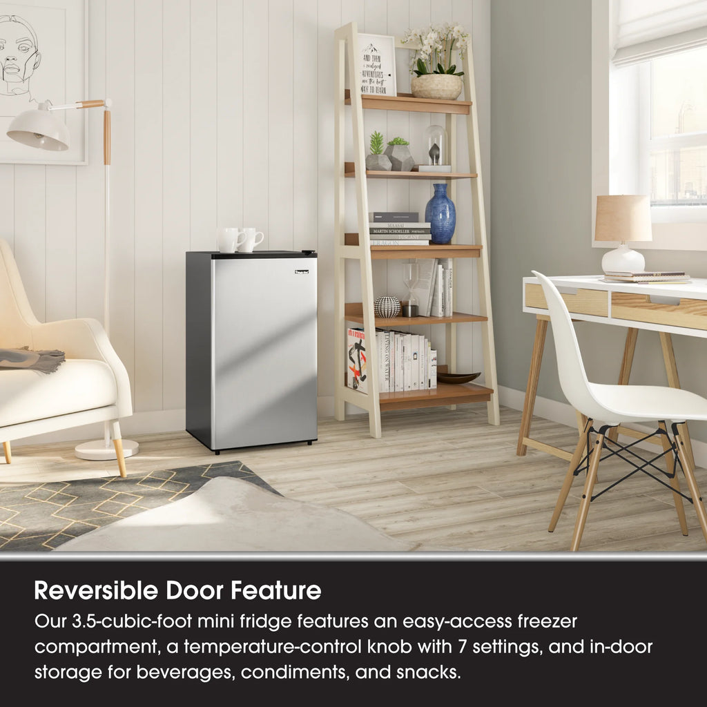18.5 inch 3.5 Cu. ft. Compact Refrigerator Single Door W78555