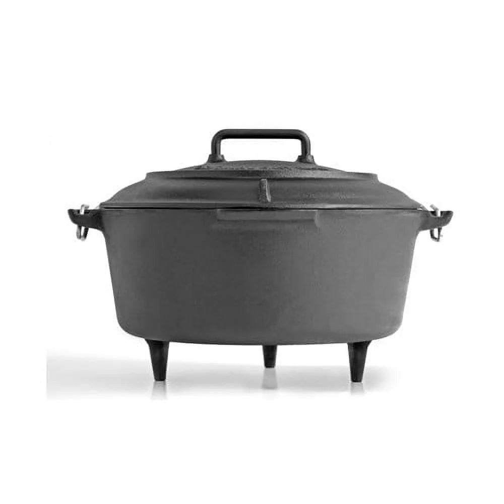 8 Qt Pre-seasoned Cast Iron Dutch Oven F721354