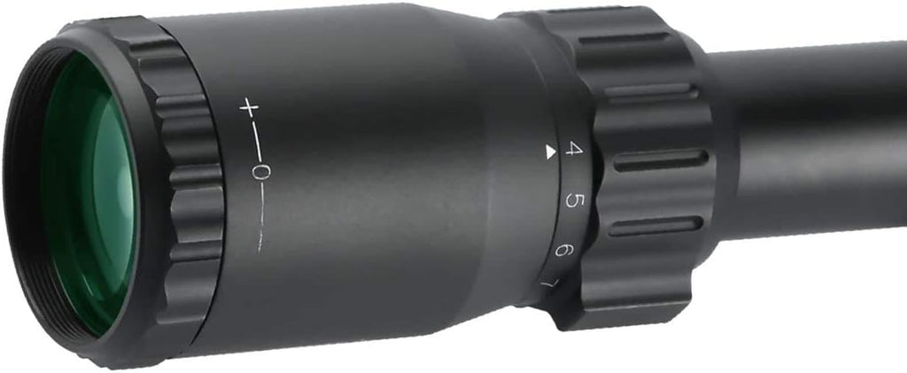 Hunting Rifle Scope 16X50AO Red Green Illuminated Mil Dot Reticle Multi-Coated Lens V8396
