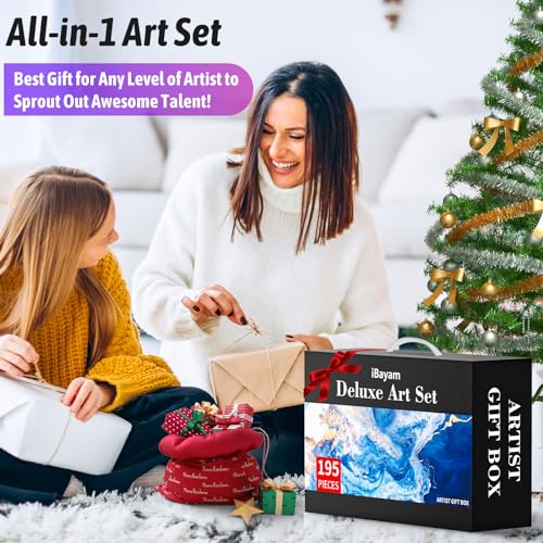 195 Pack Art Set Drawing Kit W257140