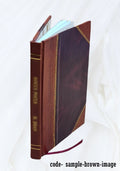 Therapeutic Gazette 1913-04-15 Vol 37 Iss 4 Leather Bound L184647
