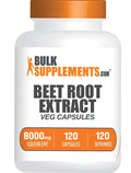 Beet Root Extract Capsules 8000mg 120 Veg Capsules Y9202