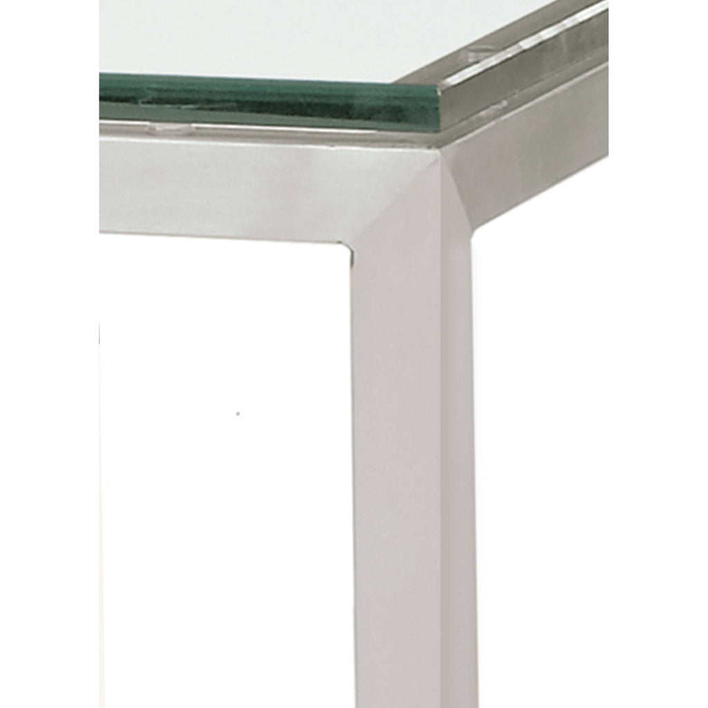 Orange Recycled HDPE Parsons Patio Table G88807