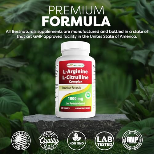 L-Arginine L-Citruline Complex Tablets, 250 Count K9532