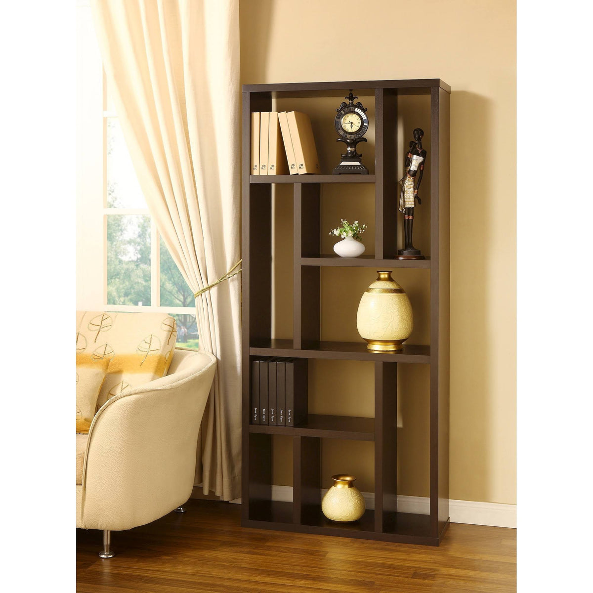 Canyon Brown 9 Shelf Bookcase E21514