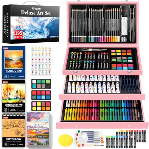 195 Pack Art Set Drawing Kit W257140