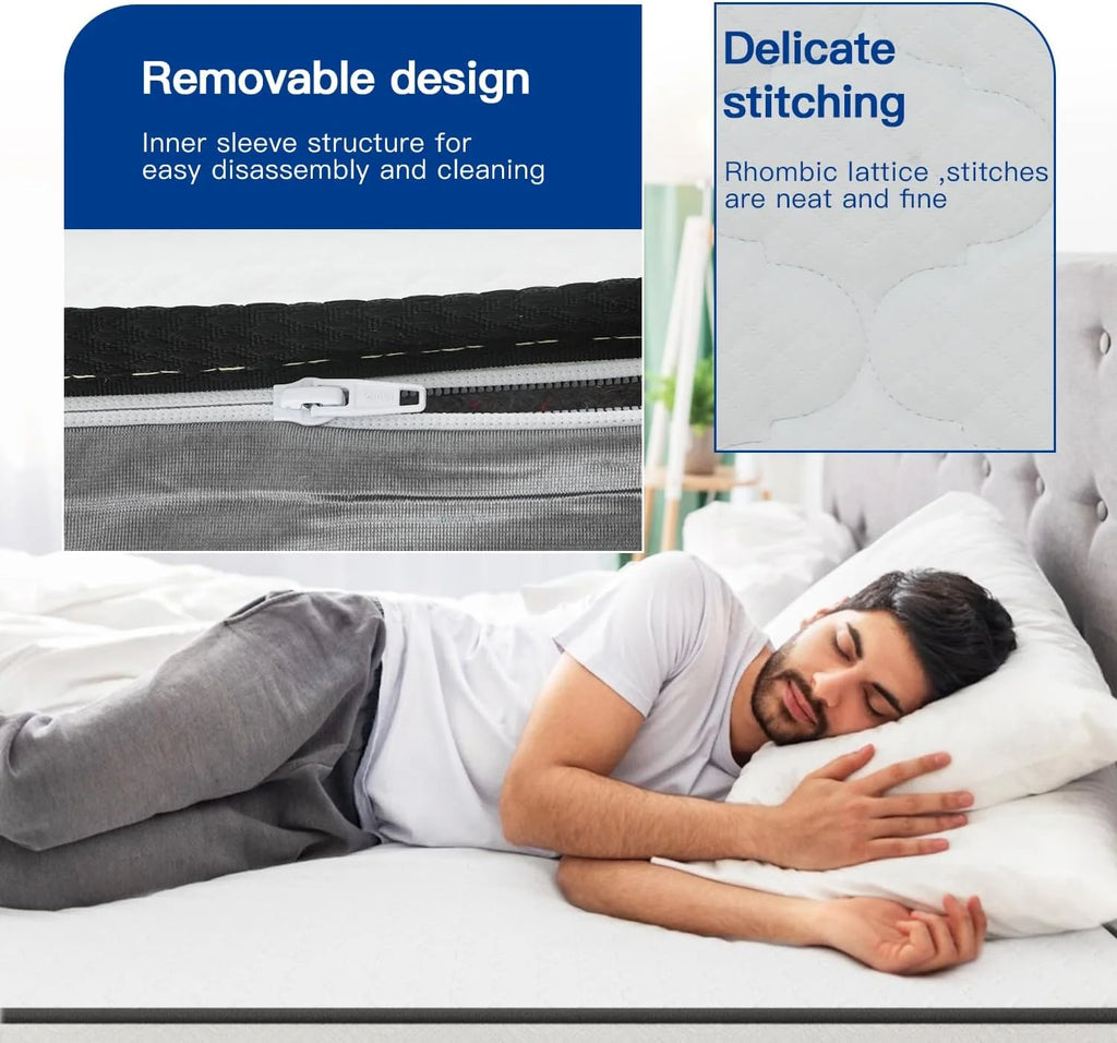 6 Inch Medium Firm Hybrid Twin Mattress Z3204