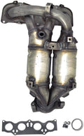 Catalytic Converter with Integrated Exhaust Manifold F7580