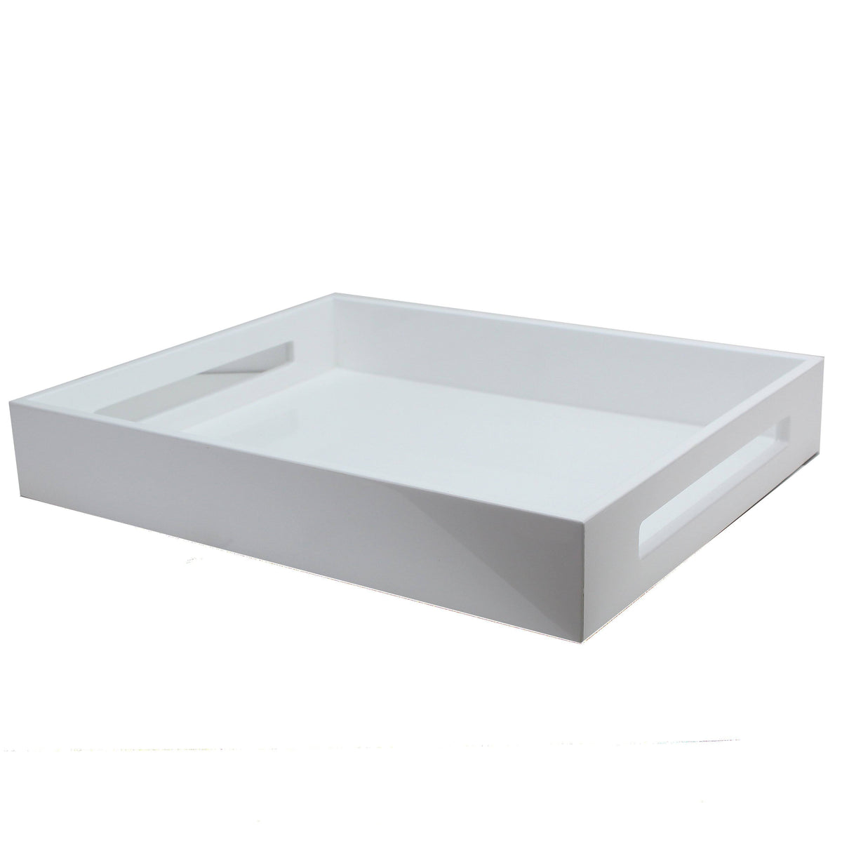 White Lacquered Serving Tray Y216169