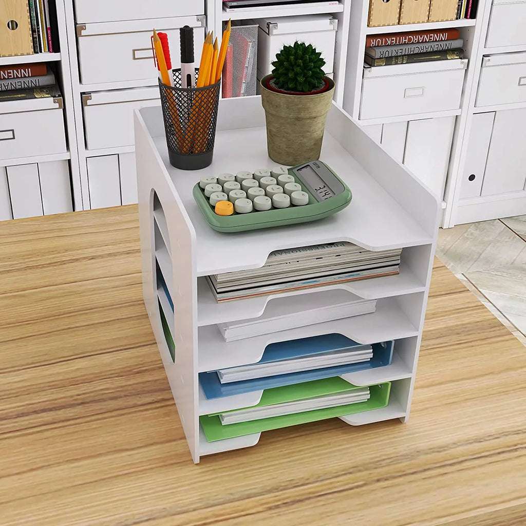 5-Tier Paper Organizer Letter Tray V687338