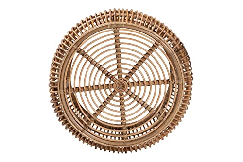 Natural Brown Antique Rattan Coffee Table D71616