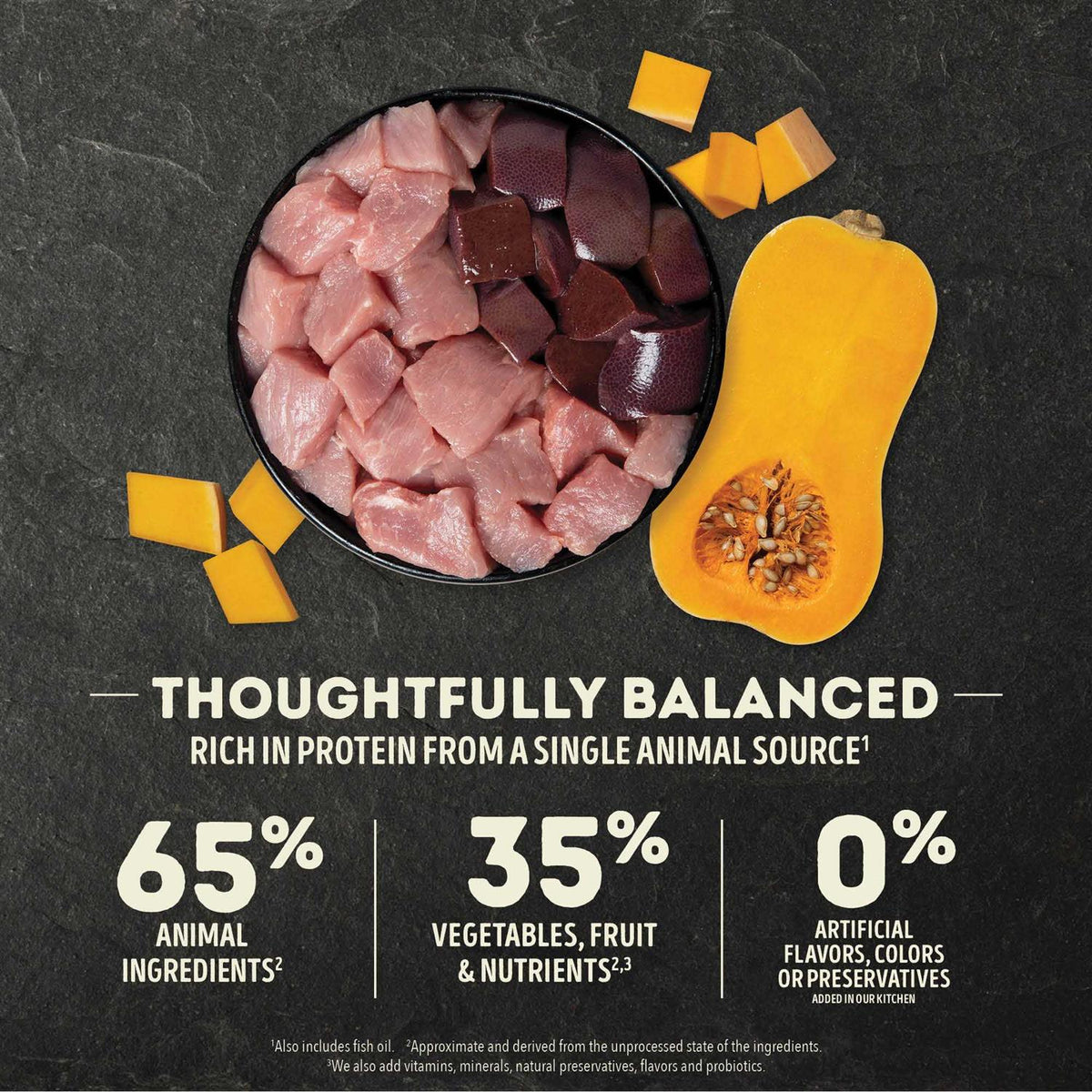 Pork Squash Dry Dog Food Y5788