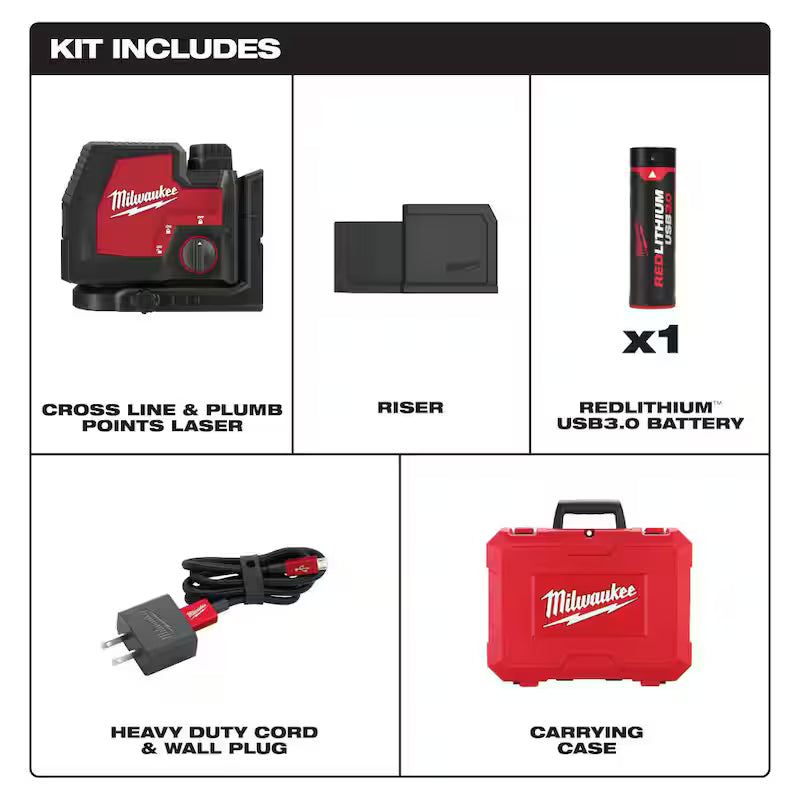 Green 100 ft. Rechargeable Laser Level with Lithium-Ion USB Battery C4266