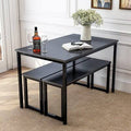 3 Piece Dining Set Black V6735